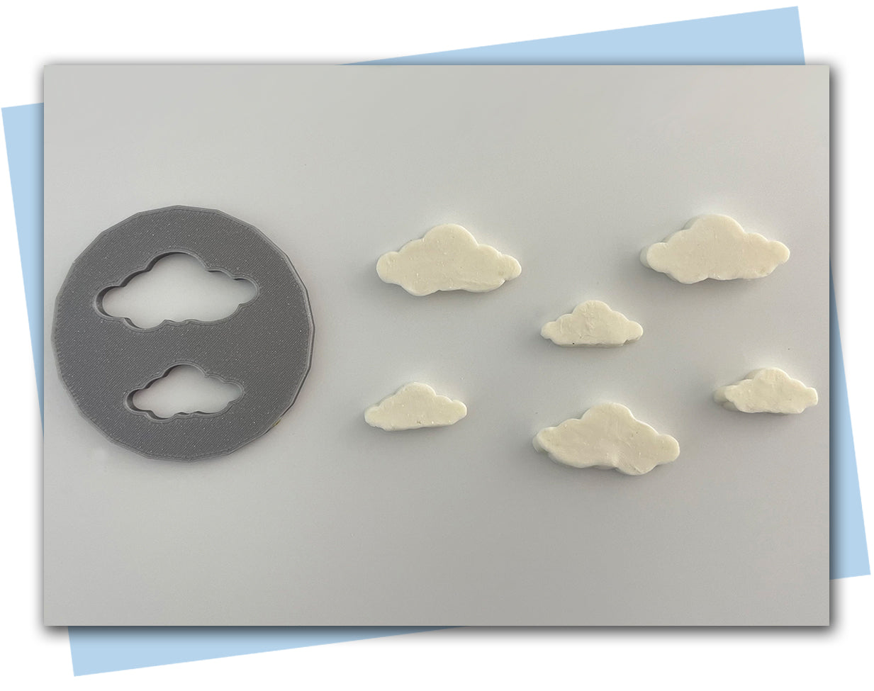 CLOUD DISC - different airplane extruder disc designs plus a cloud extruder disc