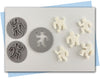Crime scene body outline extruder disc and stamp set