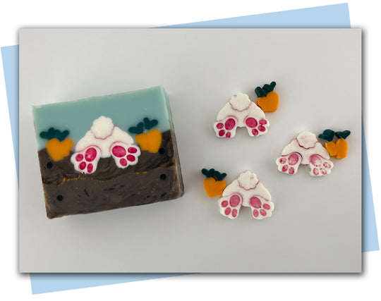 bunny butt and carrots extruder disc set