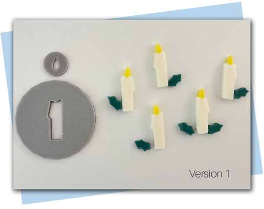Large Candle Extruder Disc Set Version 1 tall