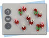 candy cane with bow extruder disc