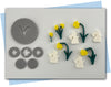 daffodil and bunny extruder discs