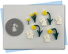 daffodil and bunny extruder discs
