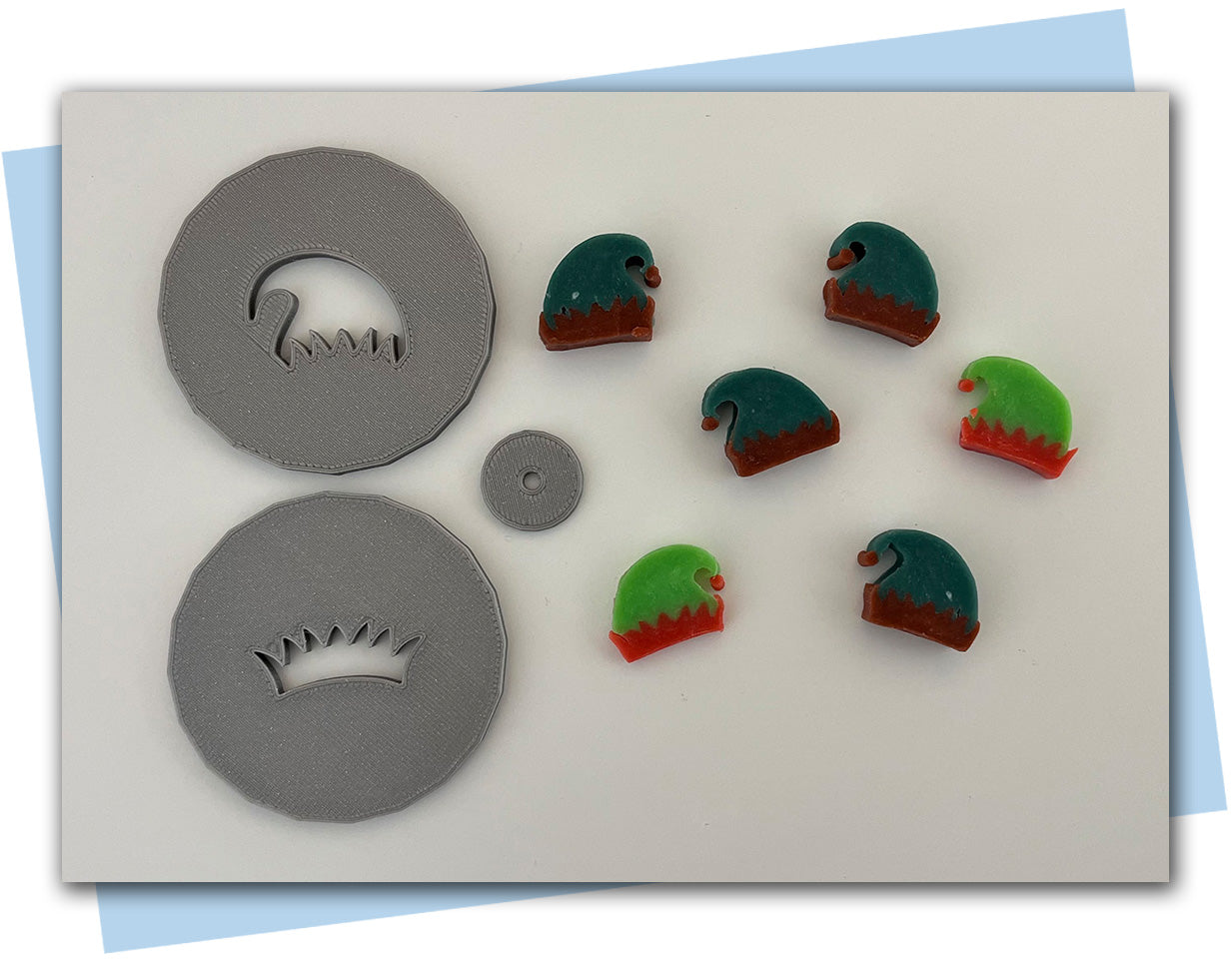 LArge elf hat extruder disc
