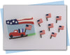 American flag extruder discs