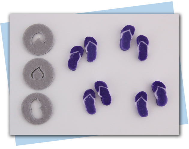 flip flop extruder discs soap embeds