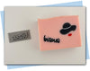 soap stamp that says bisous