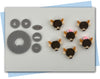 highland cow extruder disc set