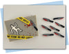 Murder Mystery scene knife extruder disc