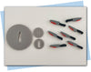 Murder Mystery scene knife extruder disc