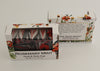 Bars of soap in custom packaging with ladybug embed and swirl design
