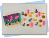 large ocean elements extruder discs: seahorse, shell, starfish, anchor, and fish