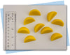 lemon slices soap embellishment pieces ruler to show there size