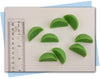 Lime slices soap embellishments with ruler for scale