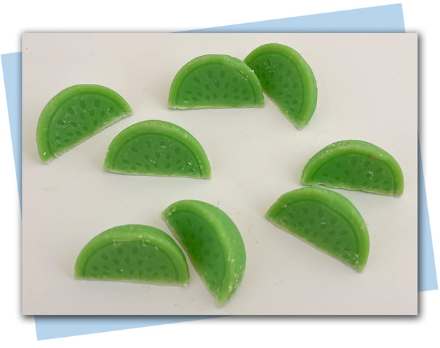 Lime slices soap embellishments