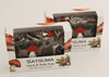Bars of soap in custom packaging with with mushroom soap embed and swirl design