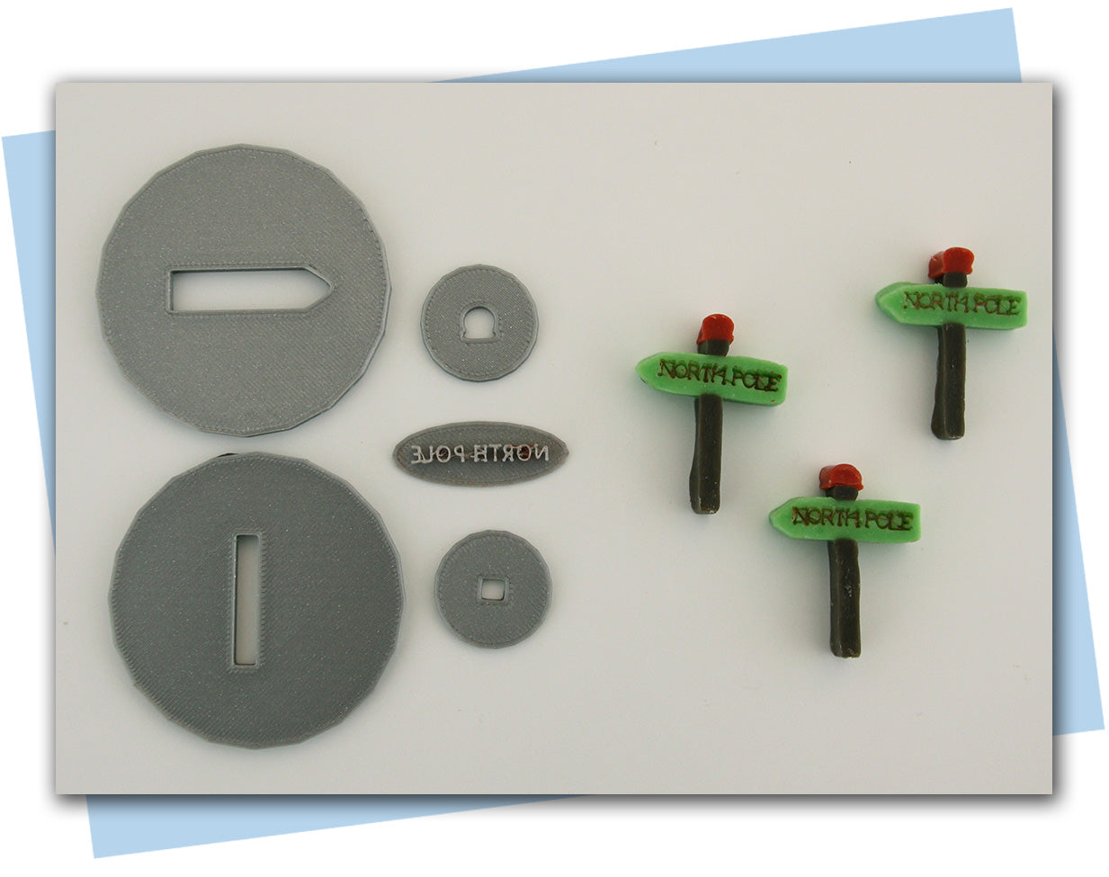 North Pole Sign Extruder Disc