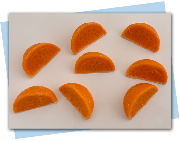 Orange slices soap embeliishments