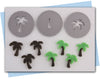 palm tree extruder disc soap embeds