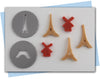 Eiffel tower and windmill extruder disc set