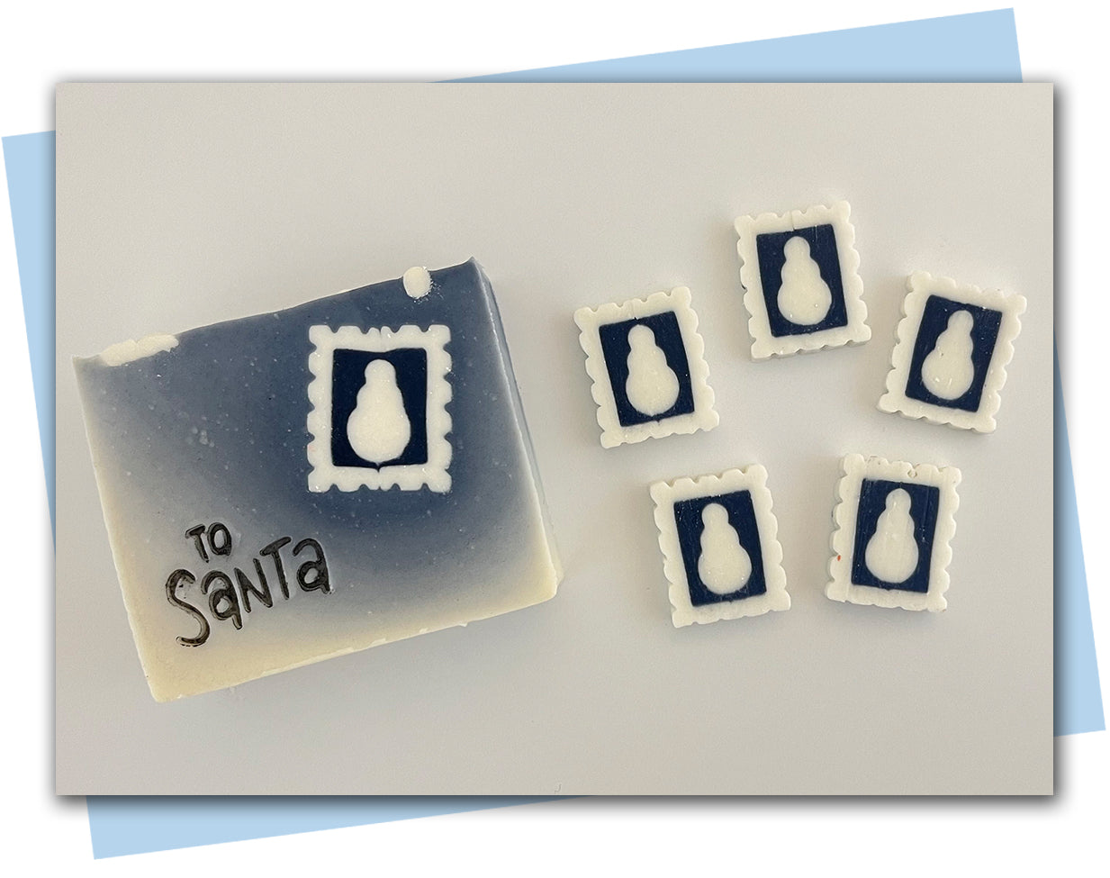 snowman postage stamp extruder disc set