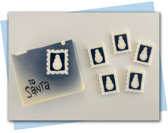 snowman postage stamp extruder disc set