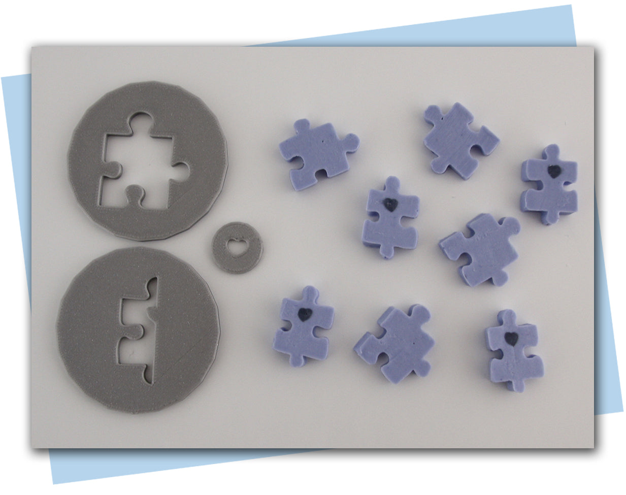 puzzle pieces extruder disc set