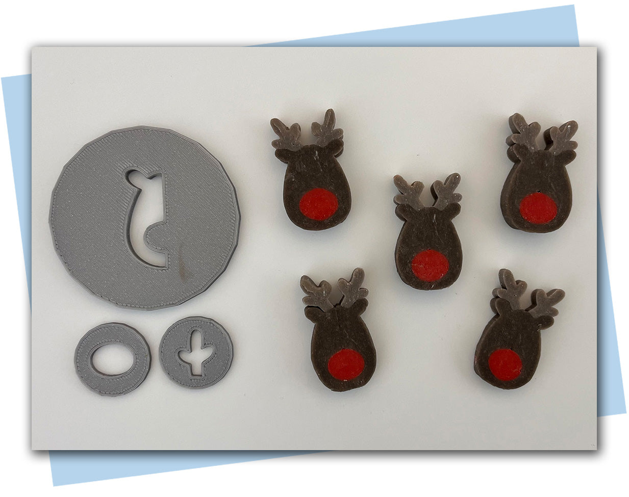 REindeer Face Extruder Disc