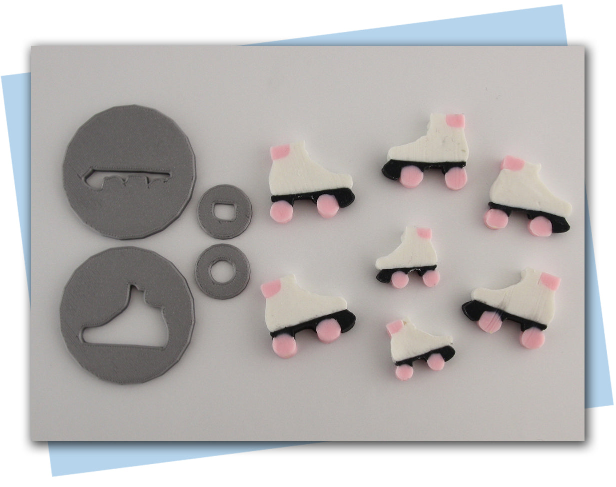 Roller skate extruder disc set
