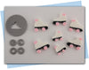 Roller skate extruder disc set