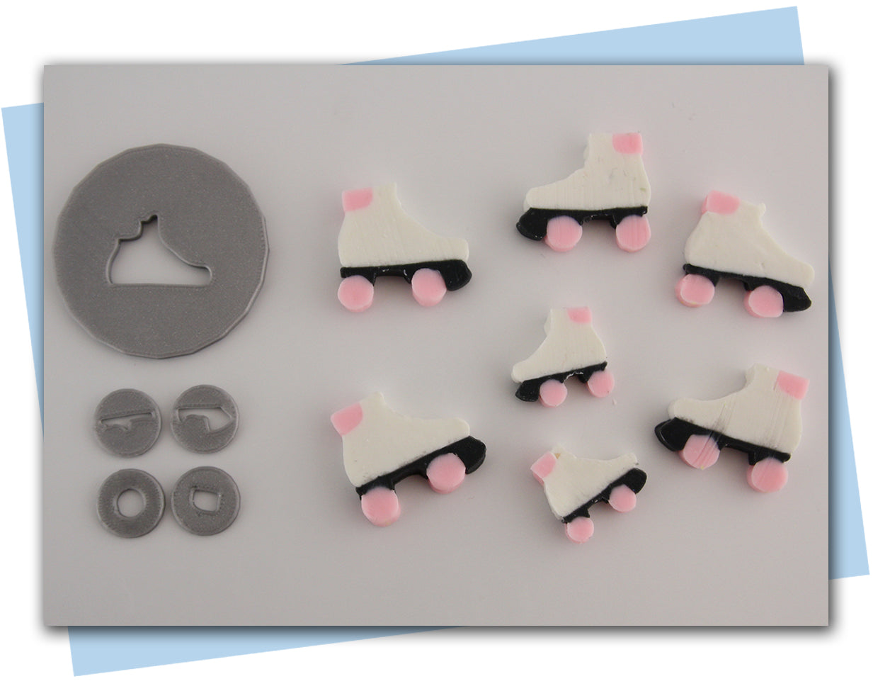 Roller skate extruder disc set