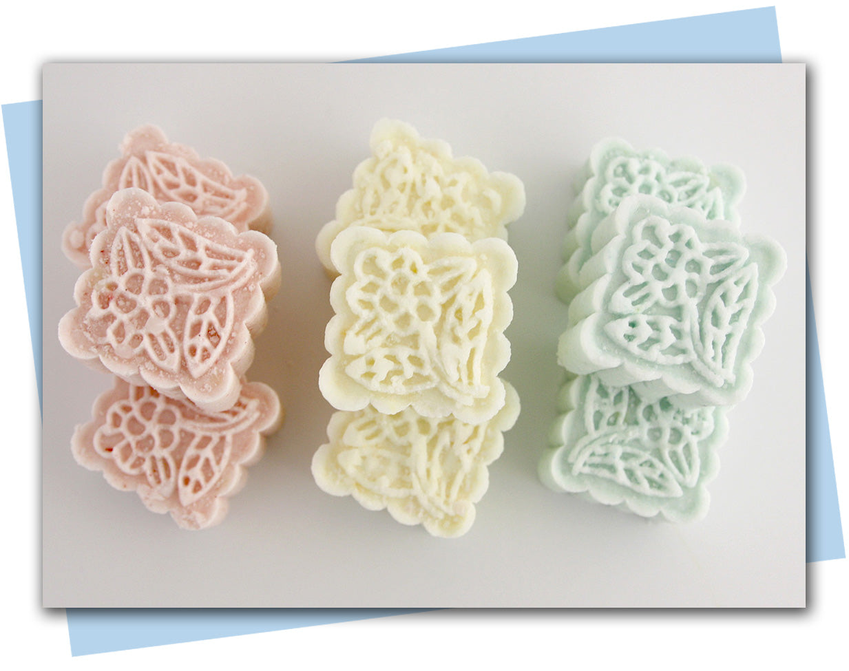 square shaped shower steamers