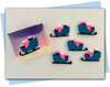 Sleigh with presents extruder disc set