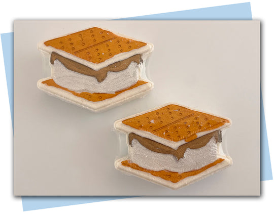 S'more shaped bath bomb