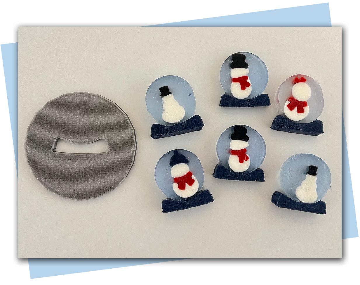 snow globe base extruder disc
