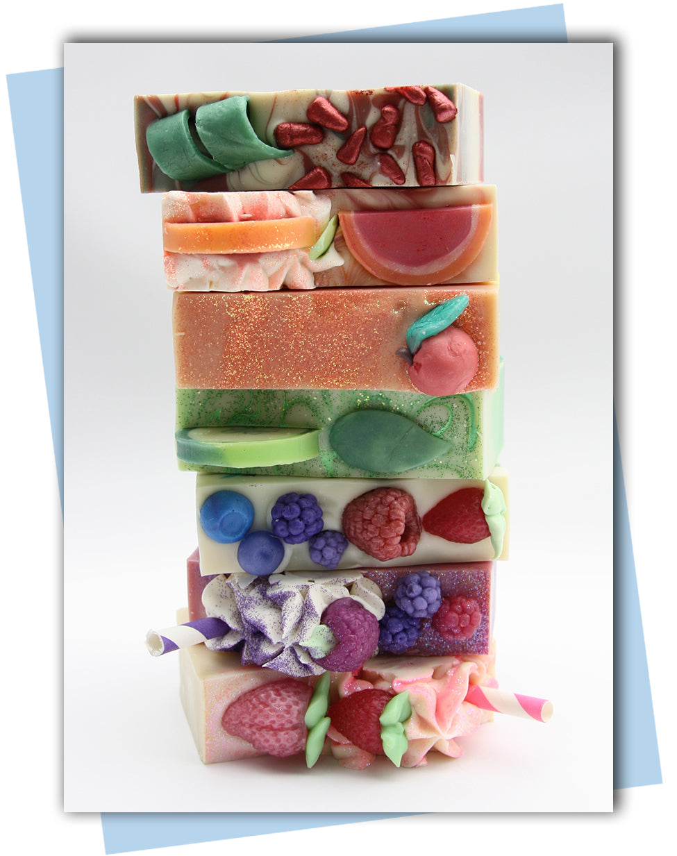 stack of soaps