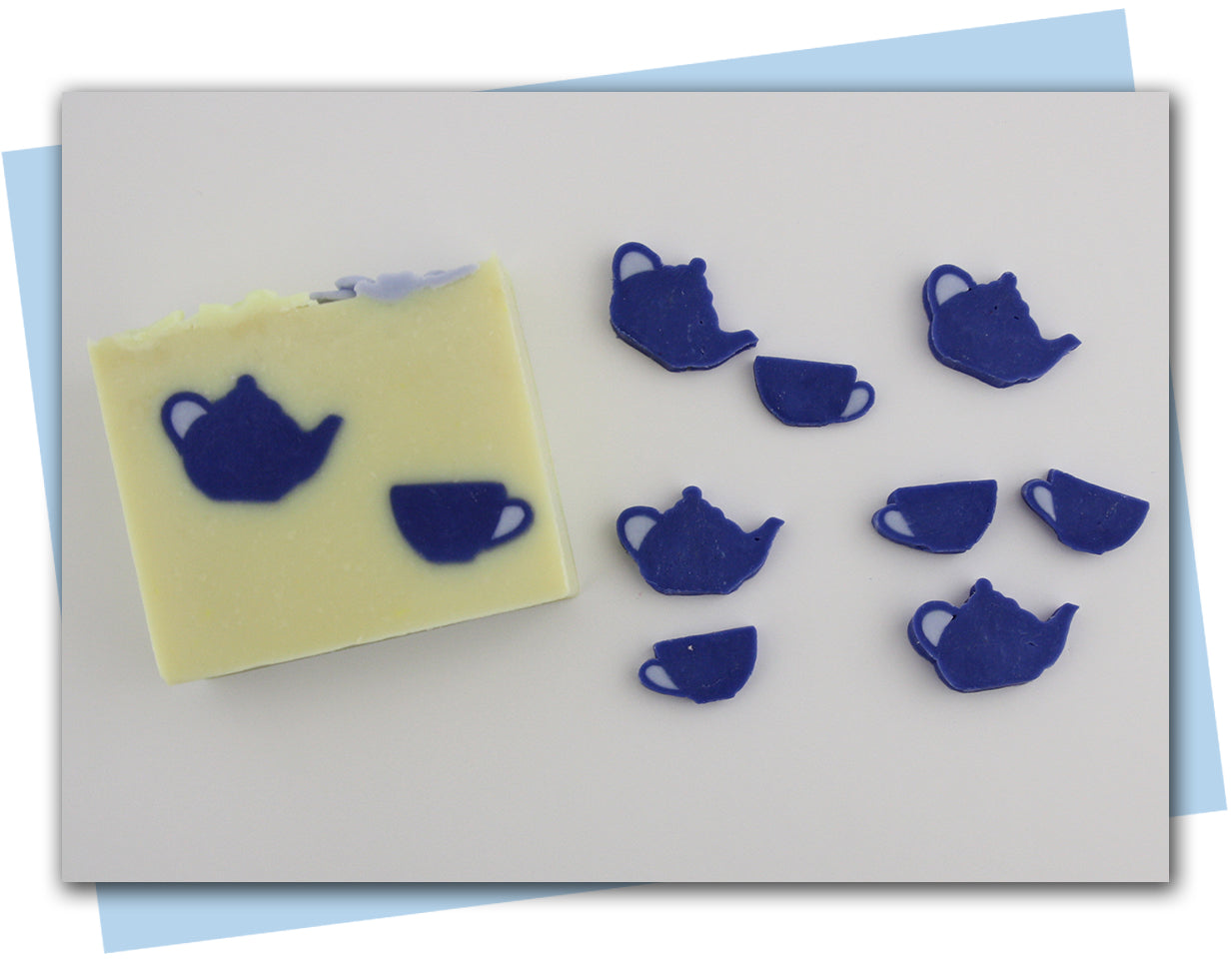 Large and Small Teacup and Teapot Extruder Disc Pieces