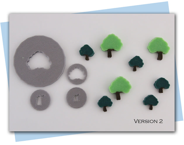 three extruder discs soap embeds