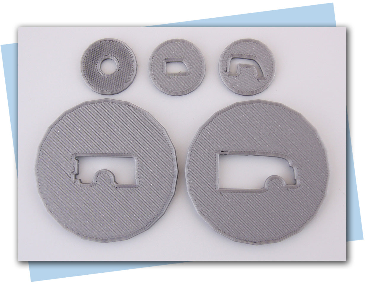 truck extruder disc embeds