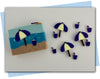 Beach umbrella and pail summer extruder discs