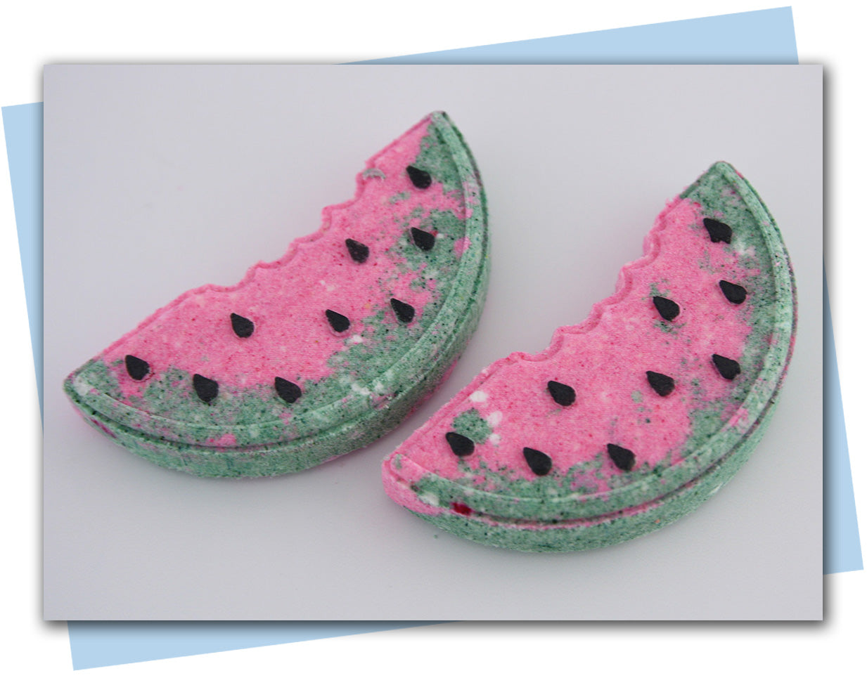watermelon shaped bath bomb