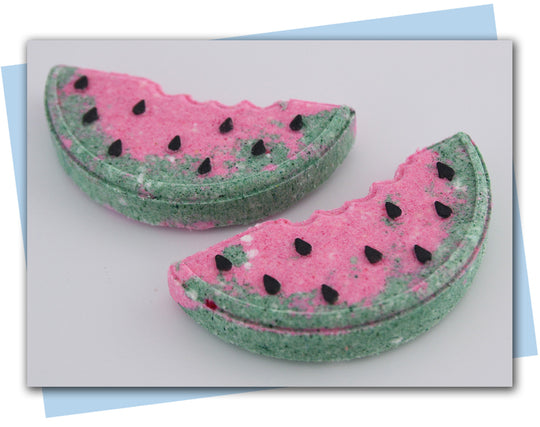 watermelon shaped bath bomb