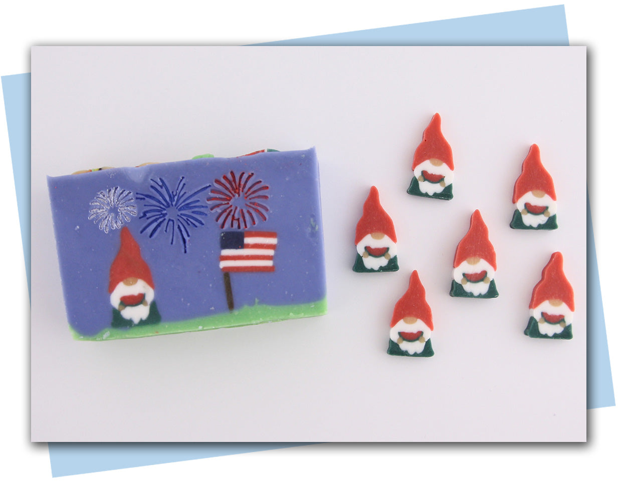 Watermelong Gnome soap embeds