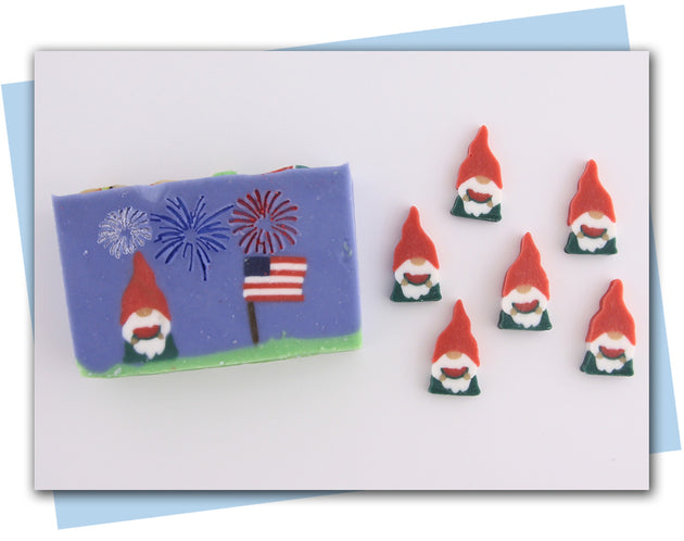 Watermelong Gnome soap embeds