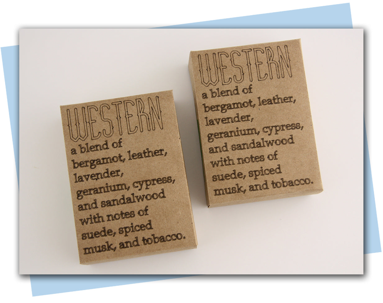 Western themed Blind Date with a Soap boxes