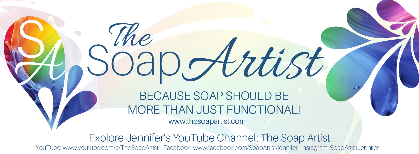 Visit my YouTube Channel The Soap Artist - Where you can watch my soaps being created!