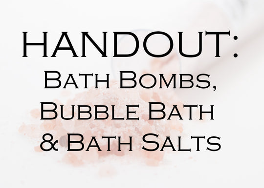 image that says handout
