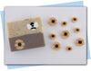 Pieces of the beehive extruder discs assembled