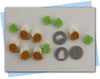 beer and clover soap pieces