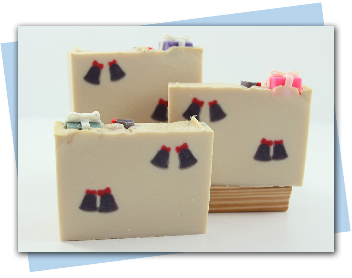 bar of soap with bells in them